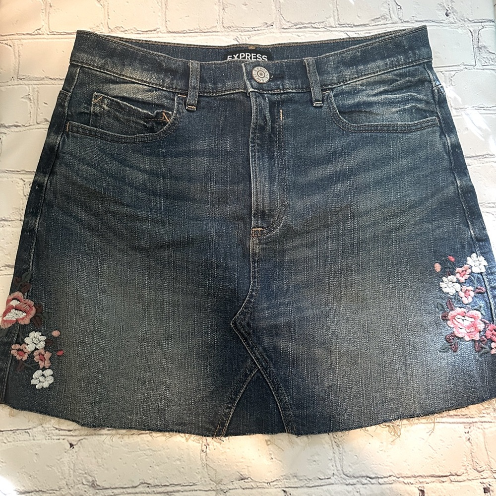 Express Jean skirt